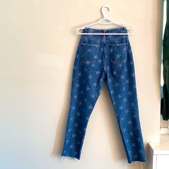 Nasty Gal star printed jeans - Picture 4 of 4